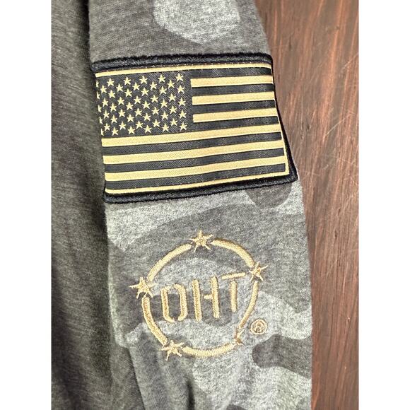 Baylor Bears OHT Military Appreciation Long Sleeve Camo Gray Mens 2XL NEW NCAA‎ - Picture 5 of 10